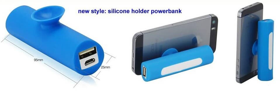 silicone holder power bank